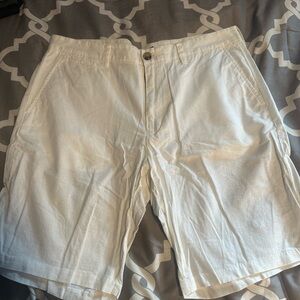 White Hybrid Knee-Length Shorts